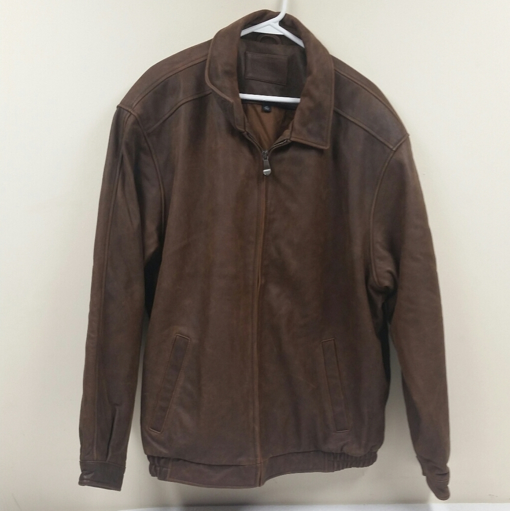 NWOT Croft & Barrow men's Leather Jacket